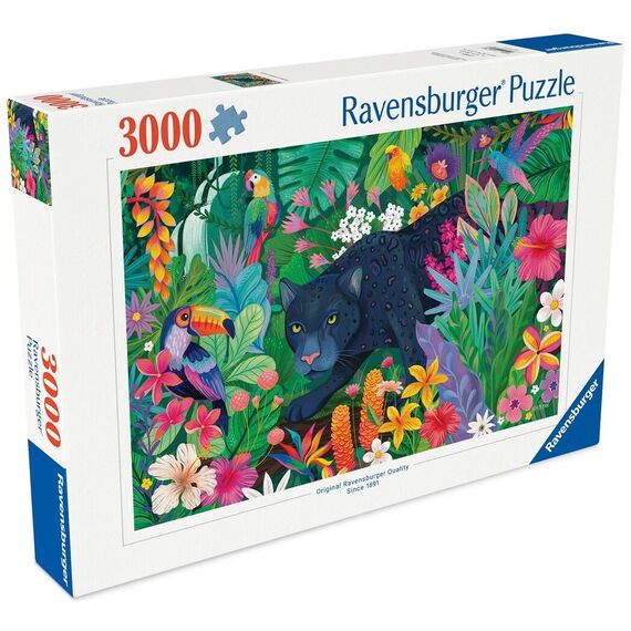 Ravensburger - Panther in Flowery Jungle 3000p (12001748) / Toys