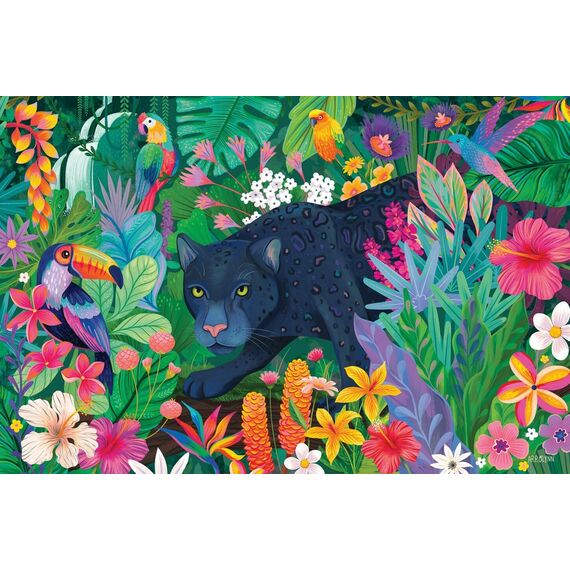 Ravensburger - Panther in Flowery Jungle 3000p (12001748) / Toys
