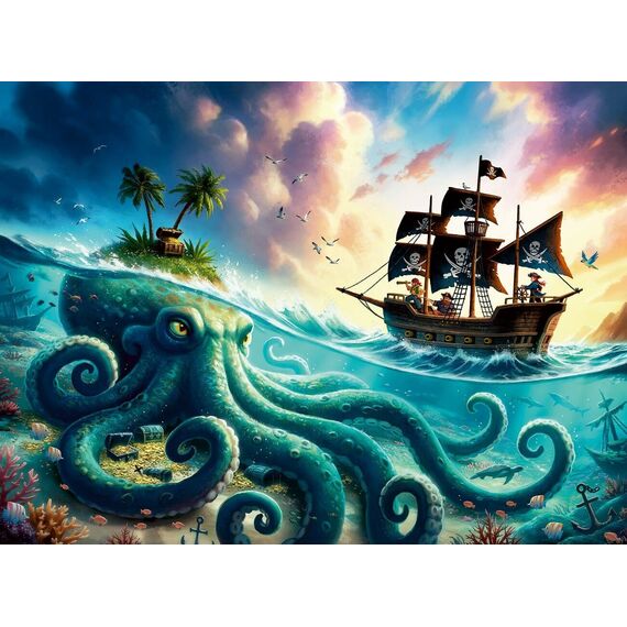Ravensburger - Pirate Treasure 100p (12004263) / Toys