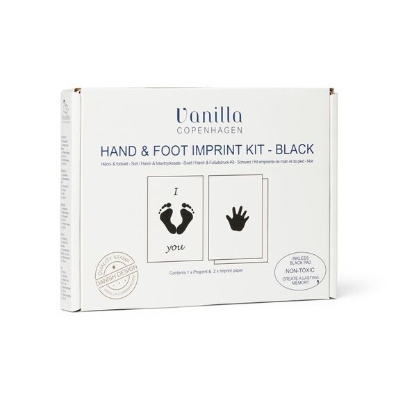 Vanilla Copenhagen - Hand & Foot Inkless Pad - Black - One size (MEMO0624) / Baby and Children