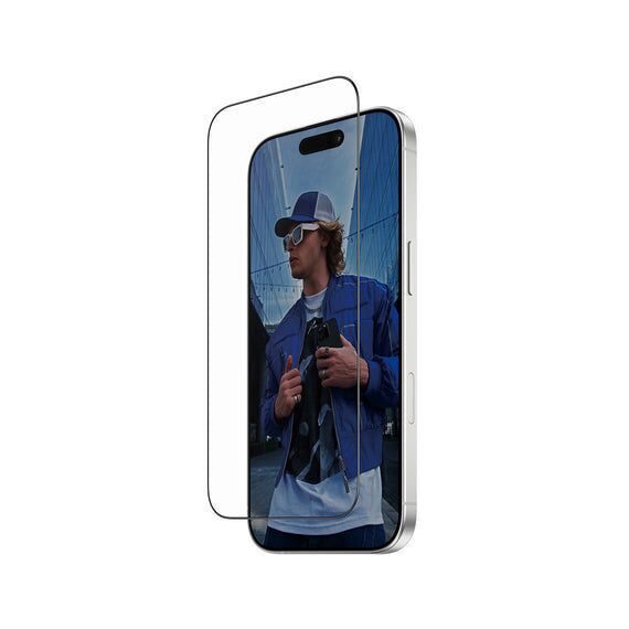 PanzerGlass - Screen Protector w. Black Frame - iPhone 17/16 Pro - UWF w. Fastfit in-a-box / Electronics