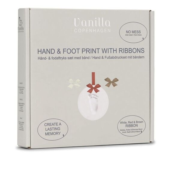 Vanilla Copenhagen - Hand & Foot Clay Kit - White - One size (MEMO0124) / Baby and Children