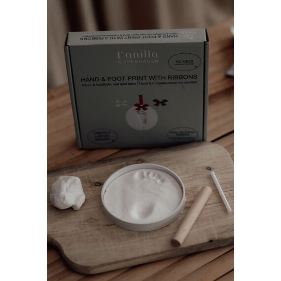 Vanilla Copenhagen - Hand & Foot Clay Kit - White - One size (MEMO0124) / Baby and Children