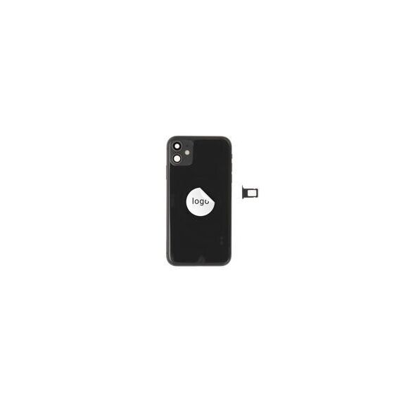 For iPhone/iPad (AP110024BPSP) Rear Cover (Pulled, with small parts) - Black, for iPhone 11 Quality: A-grade - Smartphone Covers & Frames - Smartphone - Techbox