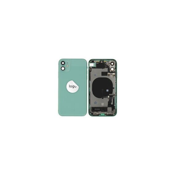 For iPhone/iPad (AP110024GRNPSP) Rear Cover (Pulled, with small parts) - Green, for iPhone 11 Quality: A-grade - Smartphone Covers & Frames - Smartphone - Techbox