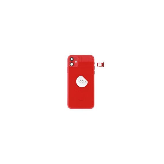 For iPhone/iPad (AP110024RPSP) Rear Cover (Pulled, with small parts) - Red, for iPhone 11 Quality: A-grade - Smartphone Covers & Frames - Smartphone - Techbox
