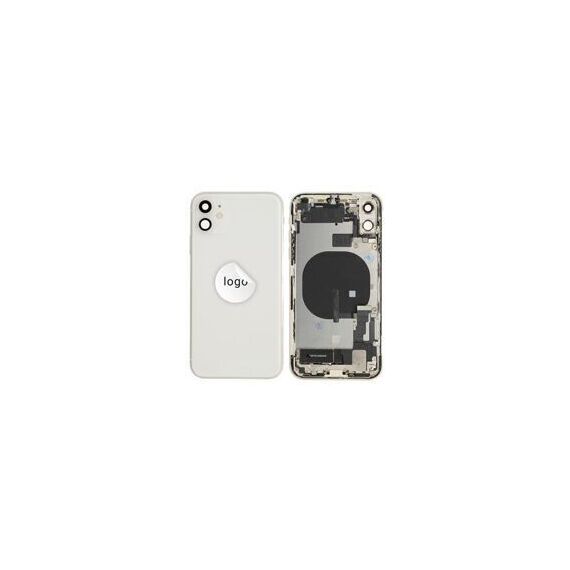 For iPhone/iPad (AP110024WPSP-B) Rear Cover (Pulled B) incl. small parts - White, For iPhone 11 - Smartphone Covers & Frames - Smartphone - Techbox