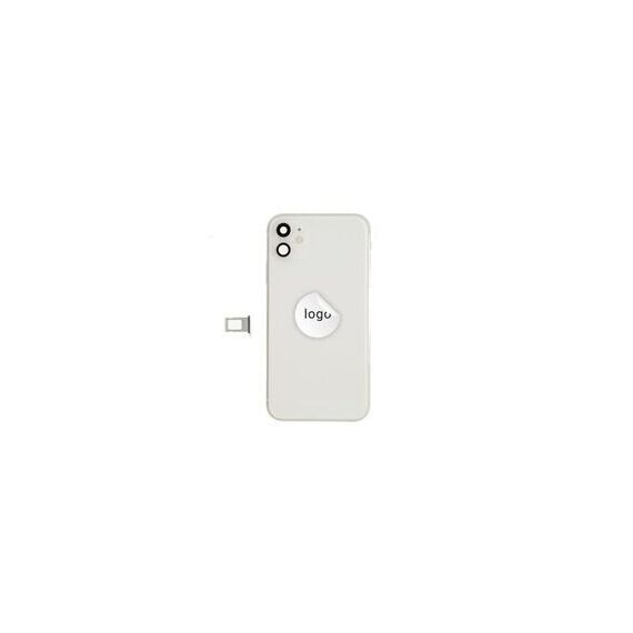 For iPhone/iPad (AP110024WPSP-B) Rear Cover (Pulled B) incl. small parts - White, For iPhone 11 - Smartphone Covers & Frames - Smartphone - Techbox