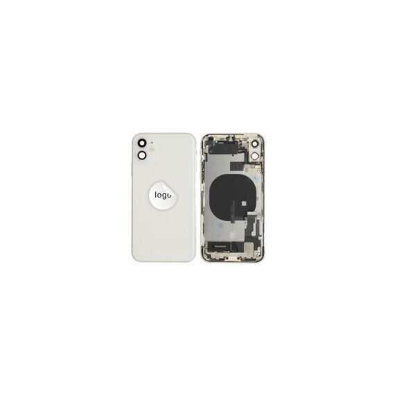 For iPhone/iPad (AP110024WPSP) Rear Cover (Pulled, with small parts) - White, for iPhone 11 Quality: A-grade - Smartphone Covers & Frames - Smartphone - Techbox
