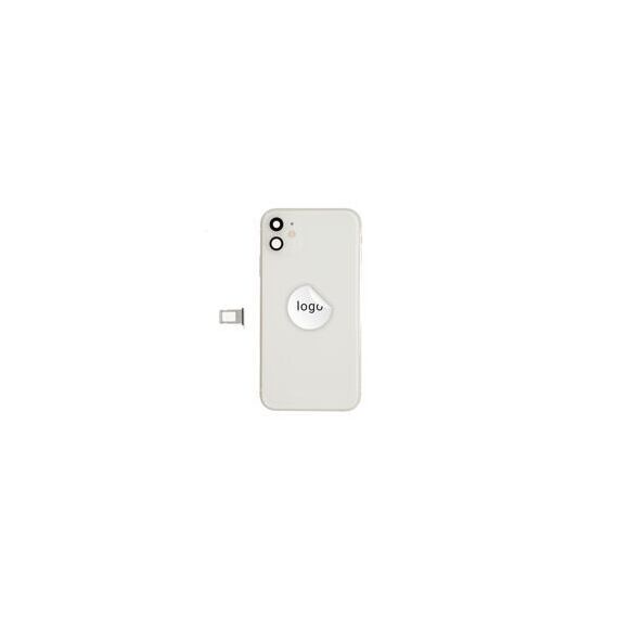 For iPhone/iPad (AP110024WPSP) Rear Cover (Pulled, with small parts) - White, for iPhone 11 Quality: A-grade - Smartphone Covers & Frames - Smartphone - Techbox