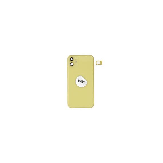 For iPhone/iPad (AP110024YPSP-C) Rear Cover (Pulled C) incl. small parts - Yellow, For iPhone 11 - Smartphone Covers & Frames - Smartphone - Techbox