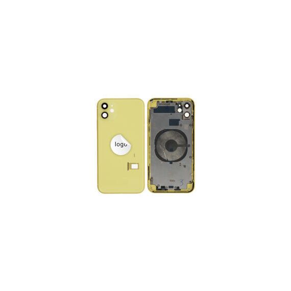 For iPhone/iPad (AP1124YP) Rear Cover (Pulled, with buttons and without smallparts) - Yellow, for iPhone 11 | Techbox