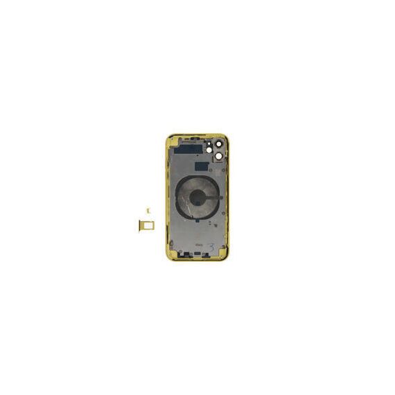 For iPhone/iPad (AP1124YP) Rear Cover (Pulled, with buttons and without smallparts) - Yellow, for iPhone 11 | Techbox
