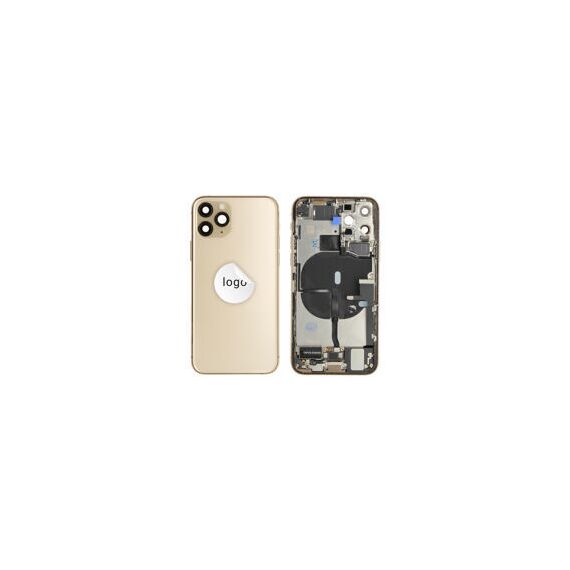 For iPhone/iPad (AP11P0024GOPSP) Rear Cover (Pulled A) incl. small parts - Gold, For iPhone 11 Pro - Smartphone Covers & Frames - Smartphone - Techbox