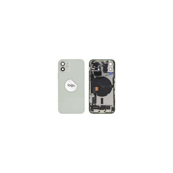 For iPhone/iPad (AP120024GRNPSP-C) Rear Cover (Pulled C) incl. small parts - Green, For iPhone 12 - Smartphone Covers & Frames - Smartphone - Techbox