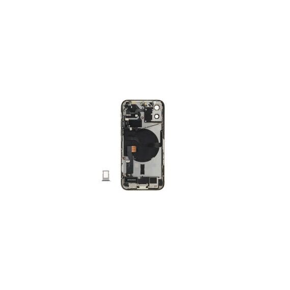For iPhone/iPad (AP120024WPSP-B) Rear Cover (Pulled B) incl. small parts - White, For iPhone 12 - Smartphone Covers & Frames - Smartphone - Techbox