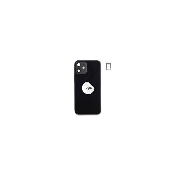 For iPhone/iPad (AP12M0024BPSP) Rear Cover (Pulled A) incl. small parts - Black, For iPhone 12 mini - Smartphone Covers & Frames - Smartphone - Techbox