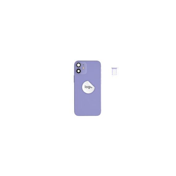 For iPhone/iPad (AP12M0024PPSP) Rear Cover (Pulled A) incl. small parts - Purple, For iPhone 12 mini | Techbox