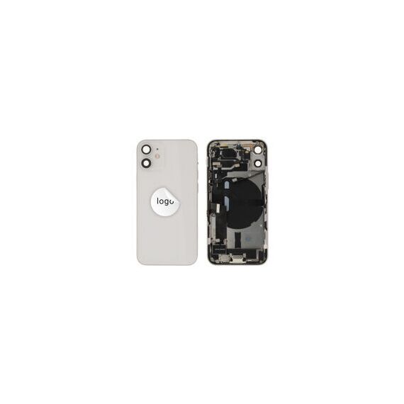 For iPhone/iPad (AP12M0024WPSP) Rear Cover (Pulled A) incl. small parts - White, For iPhone 12 mini | Techbox