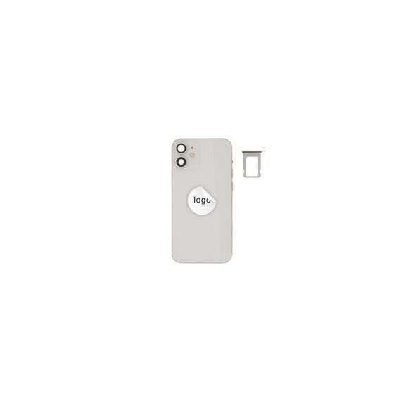 For iPhone/iPad (AP12M0024WPSP) Rear Cover (Pulled A) incl. small parts - White, For iPhone 12 mini | Techbox