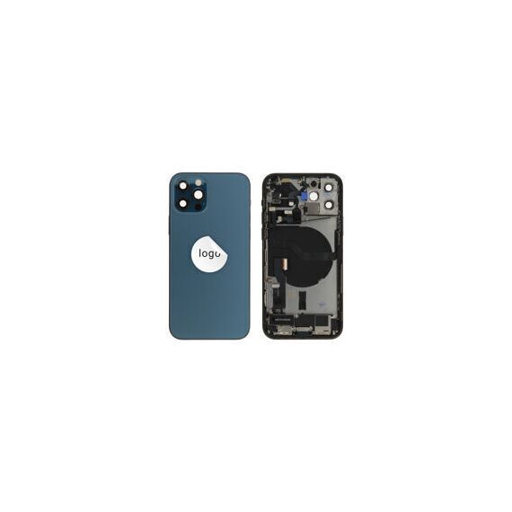 For iPhone/iPad (AP12P0024BLPSP-C) Rear Cover (Pulled C) incl. small parts - Blue, For iPhone 12 Pro - Smartphone Covers & Frames - Smartphone - Techbox