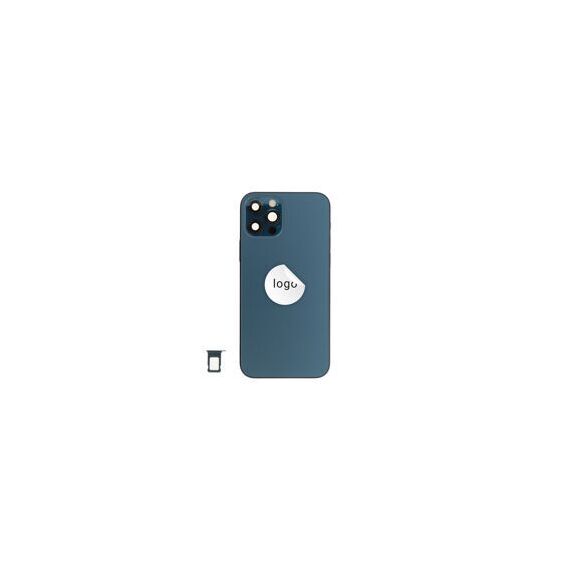 For iPhone/iPad (AP12P0024BLPSP-C) Rear Cover (Pulled C) incl. small parts - Blue, For iPhone 12 Pro - Smartphone Covers & Frames - Smartphone - Techbox