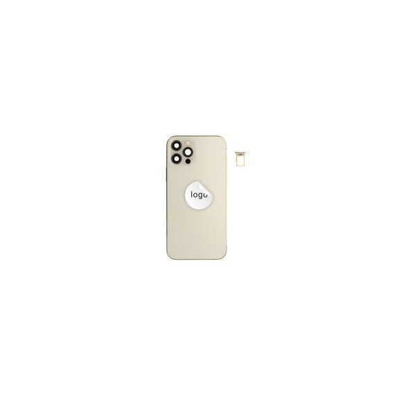 For iPhone/iPad (AP12P0024GOPSP-B) Rear Cover (Pulled B) incl. small parts - Gold, For iPhone 12 Pro - Smartphone Covers & Frames - Smartphone - Techbox