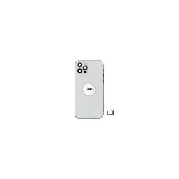 For iPhone/iPad (AP12P24SPSP) Rear Cover (Pulled, with small parts) - Silver, for iPhone 12 Pro Quality: A-grade - Smartphone Covers & Frames - Smartphone - Techbox