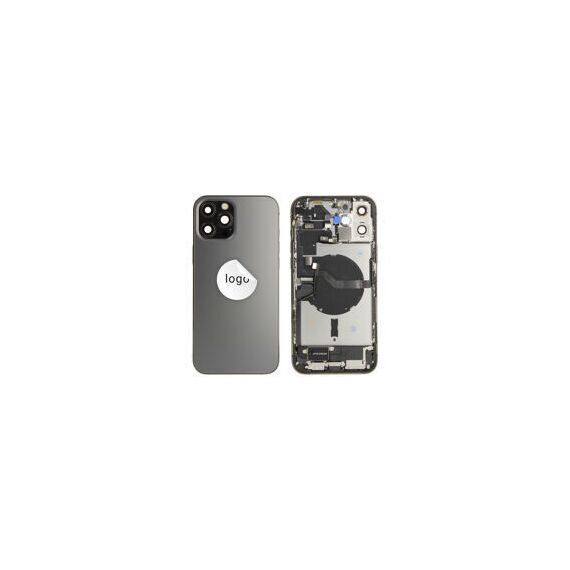 For iPhone/iPad (AP12PM0024GRPSP-C) Rear Cover (Pulled C) incl. small parts - Space Grey, For iPhone 12 Pro Max - Smartphone Covers & Frames - Smartphone - Techbox