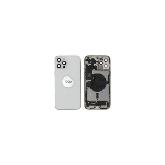 For iPhone/iPad (AP12PM0024SPSP-B) Rear Cover (Pulled B) incl. small parts - Silver, For iPhone 12 Pro Max - Smartphone Covers & Frames - Smartphone - Techbox