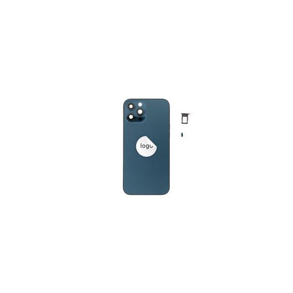 For iPhone/iPad (AP12PM24BLP) Rear Cover (Pulled, with buttons and without smallparts) - Blue, for iPhone 12 Pro Max - Smartphone Covers & Frames - Smartphone - Techbox