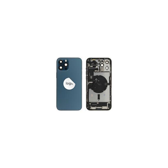 For iPhone/iPad (AP12PM24BLPSP) Rear Cover (Pulled A) incl. small parts - Blue, For iPhone 12 Pro Max - Smartphone Covers & Frames - Smartphone - Techbox