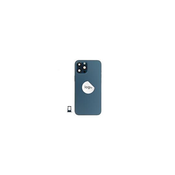 For iPhone/iPad (AP12PM24BLPSP) Rear Cover (Pulled A) incl. small parts - Blue, For iPhone 12 Pro Max - Smartphone Covers & Frames - Smartphone - Techbox
