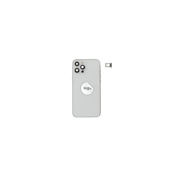 For iPhone/iPad (AP12PM24SPSP) Rear Cover (Pulled, with small parts) - Silver, for iPhone 12 Pro Max Quality: A-grade - Smartphone Covers & Frames - Smartphone - Techbox