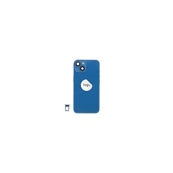 For iPhone/iPad (AP130024BLPSP-B) Rear Cover (Pulled B) incl. small parts - Blue, For iPhone 13 - Smartphone Covers & Frames - Smartphone - Techbox
