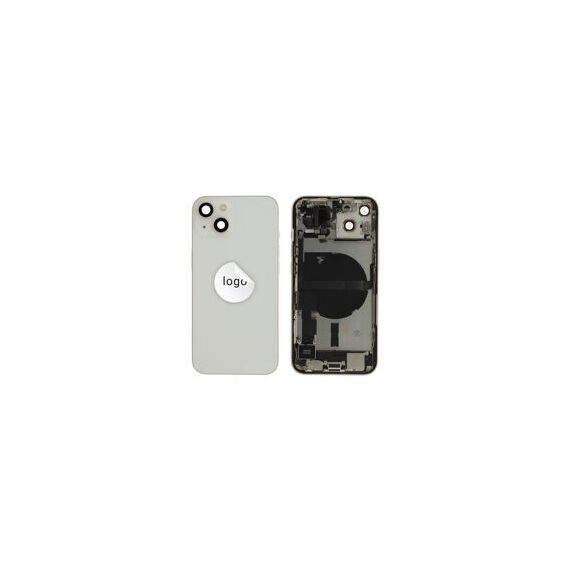 For iPhone/iPad (AP130024SPSP) Rear Cover (Pulled A) incl. small parts - White, For iPhone 13 - Smartphone Covers & Frames - Smartphone - Techbox