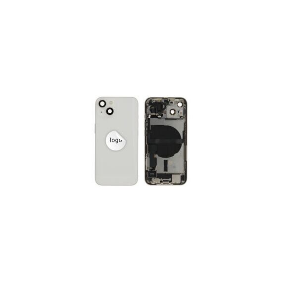 For iPhone/iPad (AP130024WPSP-B) Rear Cover (Pulled B) incl. small parts - White, For iPhone 13 - Smartphone Covers & Frames - Smartphone - Techbox