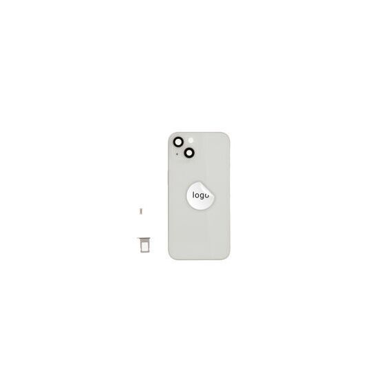 For iPhone/iPad (AP1324WP) Rear Cover (Pulled, with buttons and without smallparts) - Starlight, for iPhone 13 - Smartphone Covers & Frames - Smartphone - Techbox