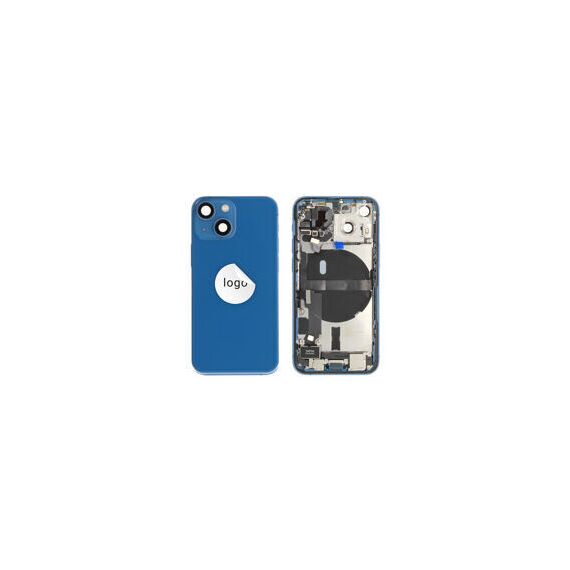 For iPhone/iPad (AP13M0024BLPSP-B) Rear Cover (Pulled B) incl. small parts - Blue, For iPhone 13 mini - Smartphone Covers & Frames - Smartphone - Techbox