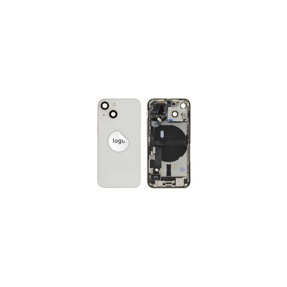 For iPhone/iPad (AP13M0024WPSP) Rear Cover (Pulled A) incl. small parts - White, For iPhone 13 mini - Smartphone Covers & Frames - Smartphone - Techbox