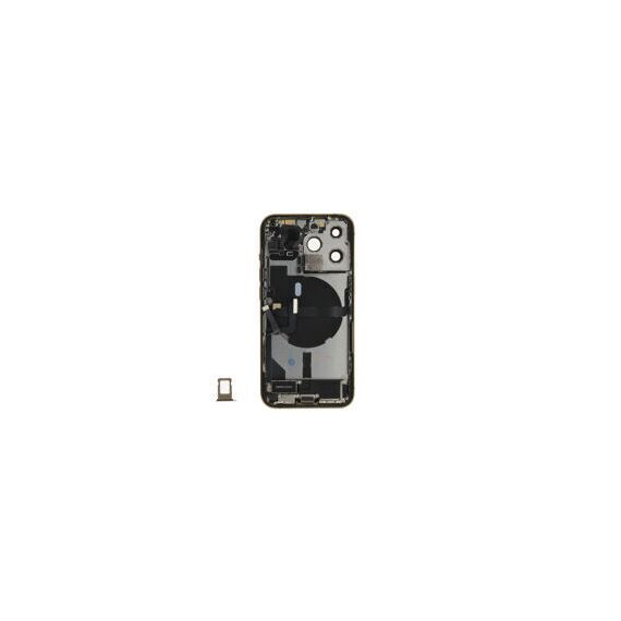 For iPhone/iPad (AP13P0024GOPSP-B) Rear Cover (Pulled B) incl. small parts - Gold, For iPhone 13 Pro - Smartphone Covers & Frames - Smartphone - Techbox