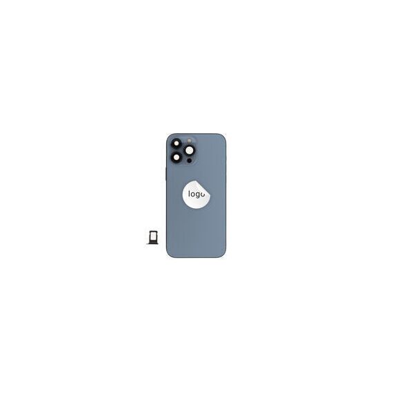 For iPhone/iPad (AP13PM0024BLPSP) Rear Cover (Pulled A) incl. small parts - Blue, For iPhone 13 Pro Max - Smartphone Covers & Frames - Smartphone - Techbox