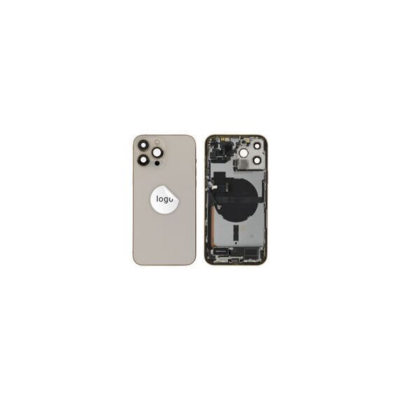 For iPhone/iPad (AP13PM24GOPSP) Rear Cover (Pulled, with small parts) - Gold, for iPhone 13 Pro Max Quality: A-grade - Smartphone Covers & Frames - Smartphone - Techbox