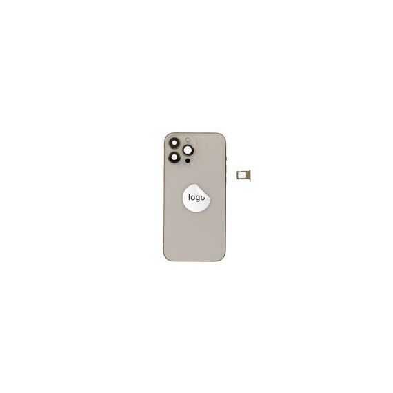 For iPhone/iPad (AP13PM24GOPSP) Rear Cover (Pulled, with small parts) - Gold, for iPhone 13 Pro Max Quality: A-grade - Smartphone Covers & Frames - Smartphone - Techbox
