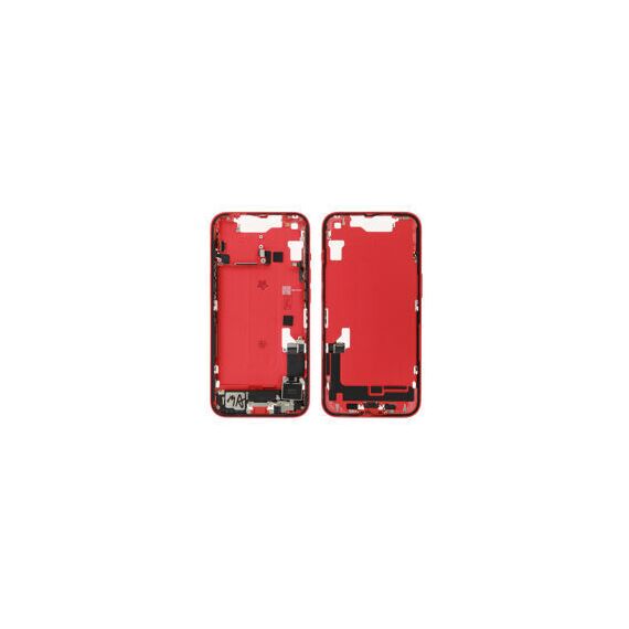 For iPhone/iPad (AP140021RPSP) Middle Frame (Pulled, with small parts) - Red, for iPhone 14 Quality: A-grade | Techbox