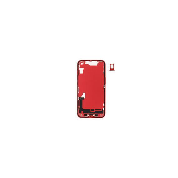 For iPhone/iPad (AP140021RPSP) Middle Frame (Pulled, with small parts) - Red, for iPhone 14 Quality: A-grade | Techbox