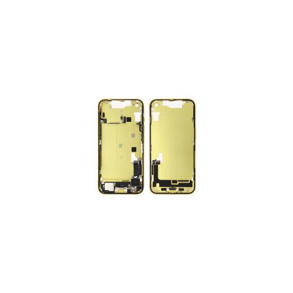 For iPhone/iPad (AP140021YPSP-B) Middle Frame (Pulled B) incl. small parts - Yellow, For iPhone 14 - Smartphone Covers & Frames - Smartphone - Techbox