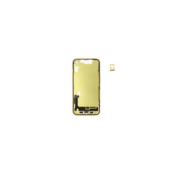 For iPhone/iPad (AP140021YPSP-B) Middle Frame (Pulled B) incl. small parts - Yellow, For iPhone 14 - Smartphone Covers & Frames - Smartphone - Techbox