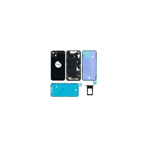 For iPhone/iPad (AP140024BPSP-B) Rear Cover (Pulled B) incl. small parts - Black, For iPhone 14 - Smartphone Covers & Frames - Smartphone - Techbox