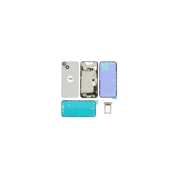 For iPhone/iPad (AP140024WPSP) Rear Cover (Pulled) - Starlight, for model iPhone 14 (incl. smallparts & midframe) - Smartphone Covers & Frames - Smartphone - Techbox